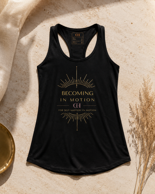 Becoming In Motion Racerback Tee