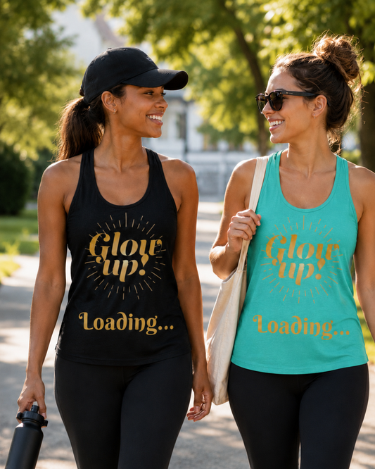 Glow Up Racerback Tank