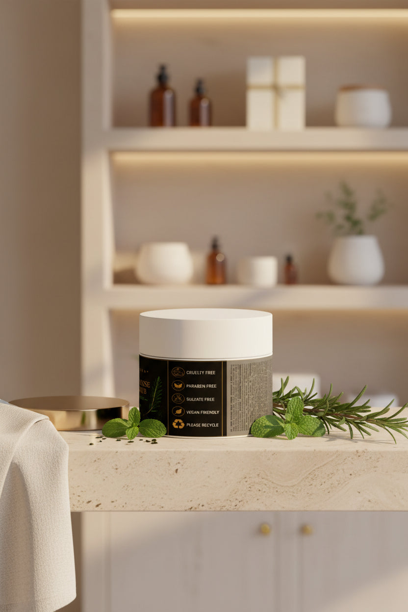 Deep Cleanse Scalp Scrub, Rosemary & Mint