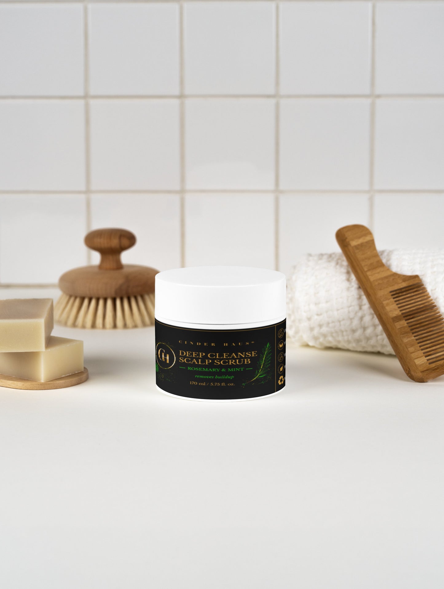 Deep Cleanse Scalp Scrub, Rosemary & Mint