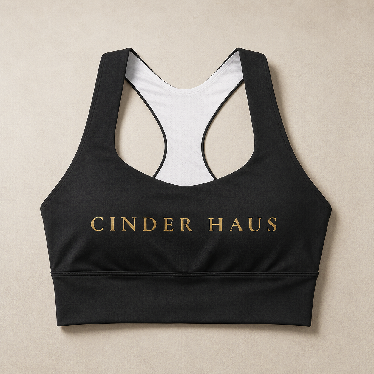 Cinder Haus Sports Bra — Black
