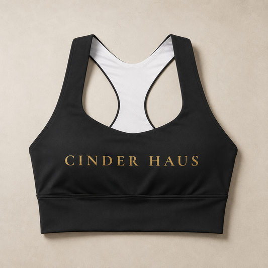 Cinder Haus Sports Bra — Black