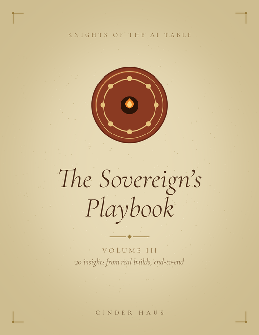 Knights Vol III — The Sovereign's Playbook cover